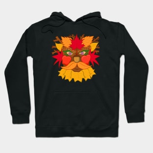 Autumn Green Man Hoodie